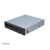 Akasa - 3,5" - előlapi panel - 2 x USB3.1 + 1 x USB3.0 + USB Type-C - AK-ICR-33