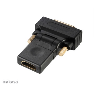 Akasa DVI-D - HDMI adapter - AK-CBHD16-BK