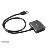 Akasa USB3.0 kábel 2,5" SATA SSD ÉS HDD adapter - 60cm - AK-AU3-04BK