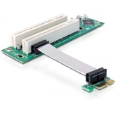 ADA Delock 41304 PCI Express emelő kártya x1 > 2x PCI 32Bit 5V flexibilis kábellel