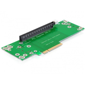 ADA Delock 41835 PCI Express emelő kártya x8 > x16 90°-ban balra elforgatva