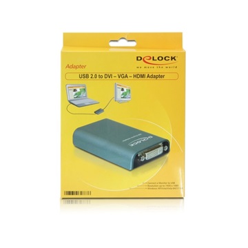 Delock 61787 USB 2.0 - DVI - VGA - HDMI adapter