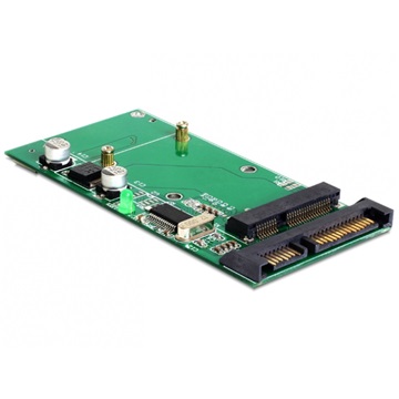 Delock 62493 SATA 22 Pin / USB 2.0 > mSATA teljes méretű konverter