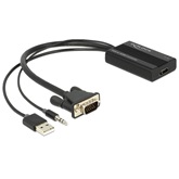Delock 62597 USB - VGA - HDMI adapter audió funkcióval