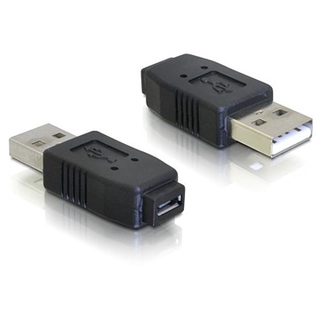 Delock 65029 USB microA+B anya - USB2.0-A apa adapter