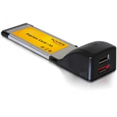 ADA Delock 66218 Express Card - USB 2.0 + eSATA adapter (1-1 férőhelyes)