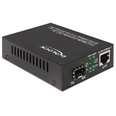 Delock 86180 PoE+ Media Converter 10/100/1000Base-T to SFP