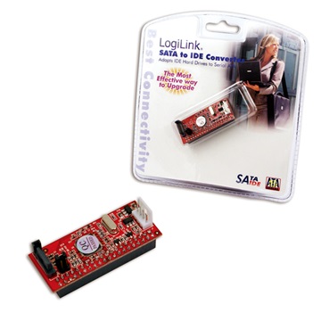 LogiLink AD0005B SATA - IDE konverter IDE meghajtót Serial ATA-ra csatlakoztathat