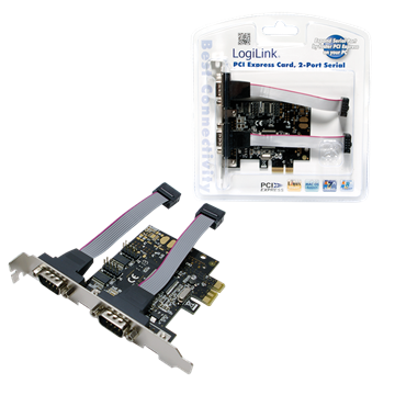 LogiLink PC0031 PCI Express kártya - 2 x soros