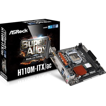 ASRock s1151 H110M-ITX/AC