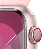 Apple Watch S9 Cellular 45mm Pink Alu Case w Light Pink Sport Loop