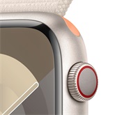 Apple Watch S9 Cellular 45mm Starlight Alu Case w Starlight Sport Loop