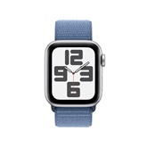 Apple Watch SE3 Cellular 40mm Silver Alu Case w Winter Blue Sport Loop