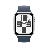 Apple Watch SE3 Cellular 44mm Silver Alu Case w Storm Blue Sport Band - M/L