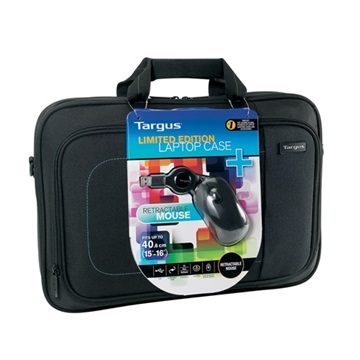 BAG NB Targus 15-16" táska + Retractabe Mouse - Great Value Bundle