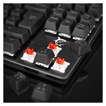 White Shark GK-2101HU SPARTAN-X RGB (Red switch) Mechanikus, fém gamer billentyűzet - HU layout