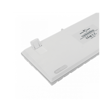 White Shark GK-2106W/BR-HU COMMANDOS vezetékes mechanikus (Brown switch) gamer billentyűzet - fehér - HU