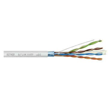 Bitner F/UTP Cat.6 fali kábel, PVC, 305m dob