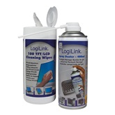 LogiLink RP0007 sűrített levegő spray + tisztítókendő szett