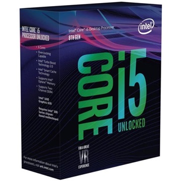 Intel s1151 Core i5-8600 - 3,10GHz