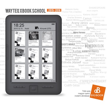 E-BOOK 6" Wayteq xBook School 2015-2016 Eink PEARL! 4GB XBOOKSCH1516