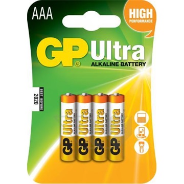 GP Ultra alkáli AAA ceruzaelem - 4db/csomag