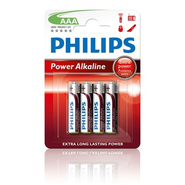 Elem Philips AAA Powerlife ceruzaelem - 4db/csomag