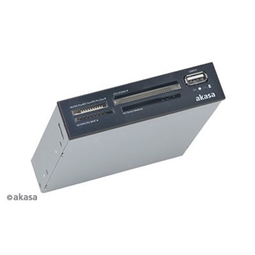 FL Akasa - kártyaolvasó - 4portos All in 1 + USB2.0port - AK-ICR-03USBV3