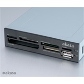 FL Akasa - kártyaolvasó - 6portos All in 1 + USB2.0port - AK-ICR-07