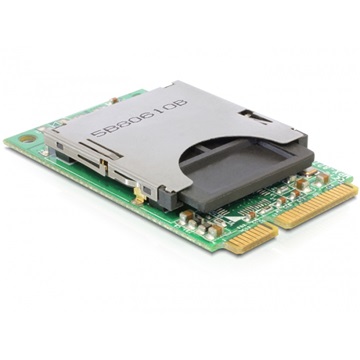 FL Delock 95891 mini PCI Express egység USB 2.0 Flash kártyaolvasó