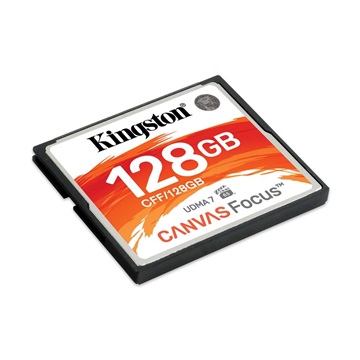 Kingston 128GB Compact Flash Canvas Focus (CFF/128GB) memória kártya