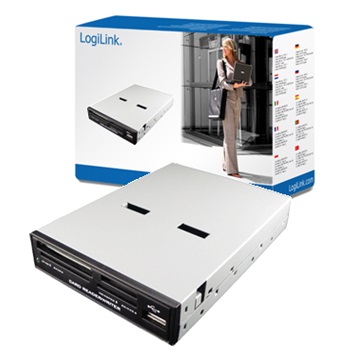 LogiLink CR0005C USB2.0 3,5" 54 in 1 kártyaolvasó + USB port