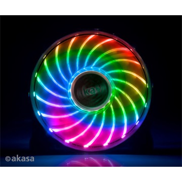 Akasa - Case Fan - 12cm - Vegas 7 RGB LED - AK-FN092