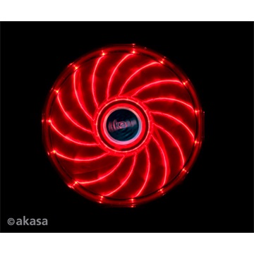 Akasa - Case Fan - 12cm - Vegas Piros LED - AK-FN091-RD