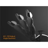 Gamdias Zelus E1-L gaming szék - Fehér/fekete