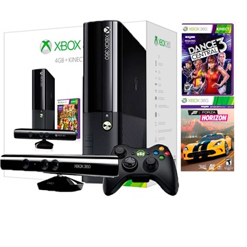 GP Microsoft Xbox 360 250Gb + Forza Horizon + Dance Central + Kinect Adventures