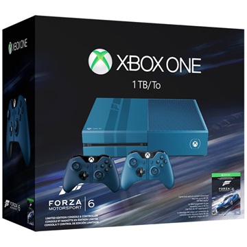 GP Microsoft Xbox One 1TB Forza Motorsport 6 limitált szériás konzol + Xbox One vezeték nélküli fekete kontroller