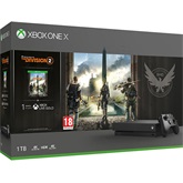 Microsoft Xbox One X 1TB + Tom Clancy`s The Division 2 játékkonzol