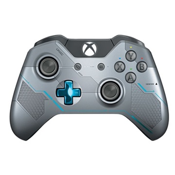 GP Microsoft Xbox One vezeték nélküli kontroller Halo 5 - Ezüst-kék