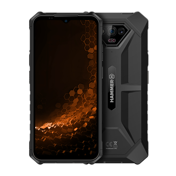 HAMMER Iron V 6,5" 6/64GB Dual SIM okostelefon - fekete