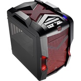 Aerocool Micro Strike-X Cube - Fekete/piros