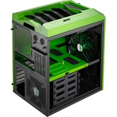 Aerocool Micro Xpredator Cube - Zöld/fekete