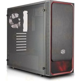 Cooler Master Midi - MasterBox E500L RED - Acrylic Side Panel - MCB-E500L-KA5N-S01