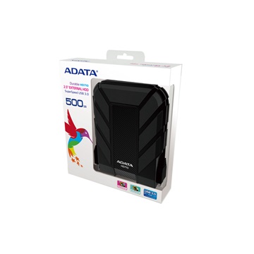 HDD EXT 2,5" ADATA Durable HD710 - 500GB USB3.0 - Fekete