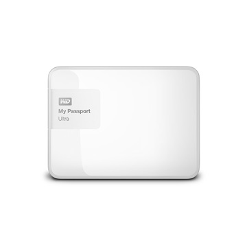 WD 2,5" My Passport Ultra 1TB - Brilliant White - WDBGPU0010BWT-EESN