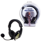 LogiLink HS0011 fejhallgató - Fekete-Arany