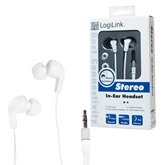 LogiLink HS0037 Stereo In-Ear fülhallgató - Fehér