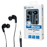 LogiLink HS0038 Stereo In-Ear fülhallgató - Fekete