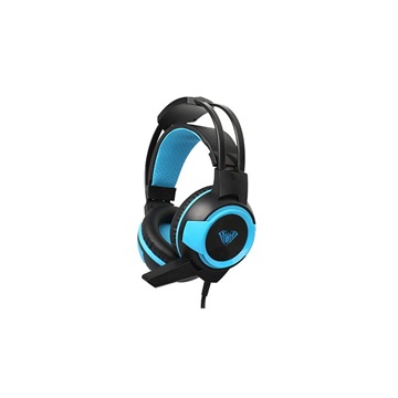 AULA Shax Gaming Headset - mikrofonos - fekete/kék