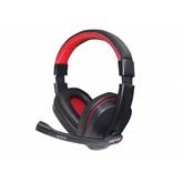 HDS Approx APPGH5 headset  - Fekete/Piros